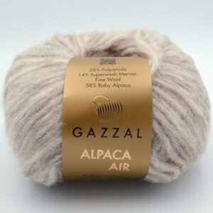 Пряжа Gazzal Alpaca Air 72 бежевий