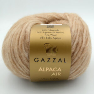 Пряжа Gazzal Alpaca Air 75 бежевий