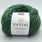 Gazzal Alpaca Air 50 г Сток зеленый
