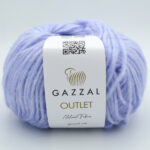 Gazzal Alpaca Air 50 г Сток сиренево-голубой