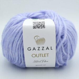 Gazzal Alpaca Air 50 г Сток сиренево-голубой