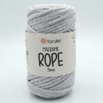 YarnArt Macrame Rope 3мм світло-сірий 756