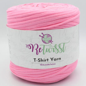 Трикотажна пряжа ReTwisst T-Shirt Yarn рожевий