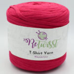 Трикотажна пряжа ReTwisst T-Shirt Yarn червоно-малиновий