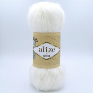 Пряжа Alize 3 Season 55 белый