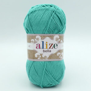 Пряжа Alize Bella 477 зелена бірюза