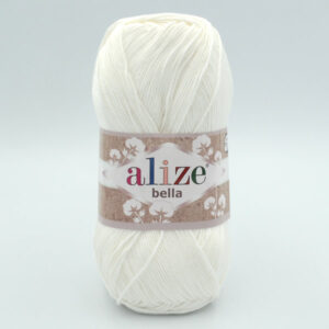 Пряжа Alize Bella 55 білий