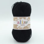 Пряжа Alize Bella 60 чорний