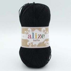 Пряжа Alize Bella 60 чорний