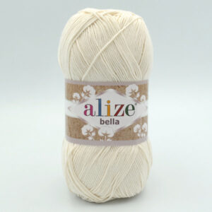 Пряжа Alize Bella 62 молочный