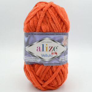 Пряжа Alize Velluto 06 рыжий
