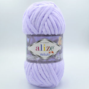 Пряжа Alize Velluto 146 сиреневый