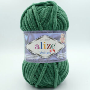Пряжа Alize Velluto 532 зеленый