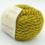 Пряжа Gazzal Rock 'N' Roll 13956 жовто-сірий