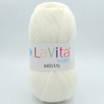 Пряжа LaVita Kristal 9502 молочно-білий
