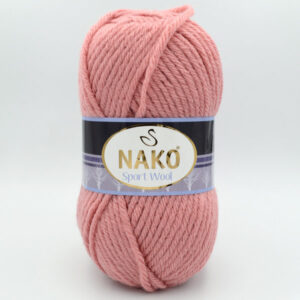 Пряжа Nako Sport Wool 2807 розово-персиковый