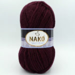 Пряжа Nako Sport Wool 3718 вишневий
