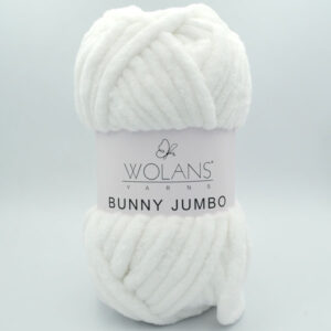 Пряжа Wolans Bunny Jumbo 200-01 белый