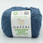 Пряжа Gazzal Organic Baby Cotton 434 джинс