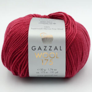 Пряжа Gazzal Wool 175 бордо 333