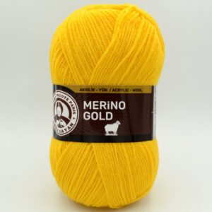 Пряжа Madame Tricote Merino Gold 029 желтый