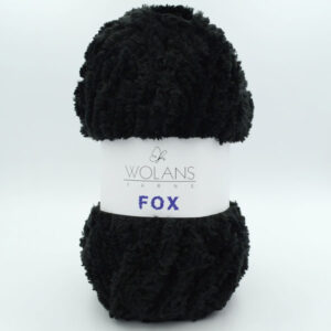 Пряжа Wolans Fox 110-10 черный