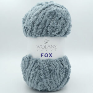Пряжа Wolans Fox 110-30 серый джинс