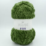 Пряжа Wolans Fox 110-32 зелена трава