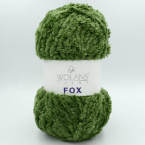 Пряжа Wolans Fox 110-32 зеленая трава