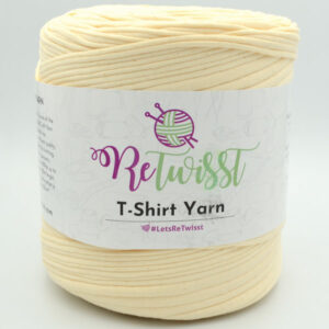 Трикотажная пряжа ReTwisst T-Shirt Yarn кремовый