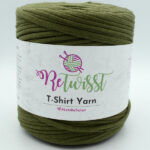 Трикотажная пряжа ReTwisst T-Shirt Yarn темно-оливковый