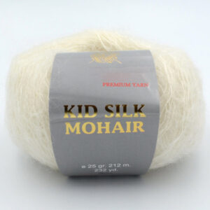 Пряжа Kid Silk Mohair 700500 молочный