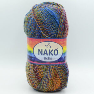 Пряжа Nako Boho 87727 Rainbow