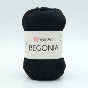 Пряжа YarnArt Begonia 999 чорний
