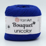 Пряжа YarnArt Bouquet (Букет) unicolor 3222 синій