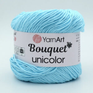 Пряжа YarnArt Bouquet (Букет) unicolor 3226 голубая бирюза