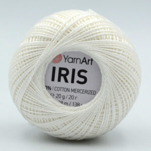 Пряжа YarnArt Iris 910 молочно-білий