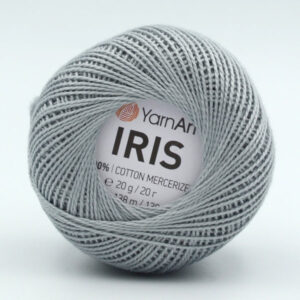 Пряжа YarnArt Iris 933 світло-сірий