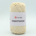 YarnArt Macrame 2 мм 137 молочний
