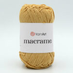 YarnArt Macrame 2 мм 155 пісочно-бежевий
