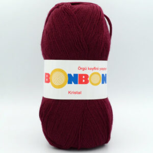 Пряжа Nako Bonbon Kristal бордо 98220