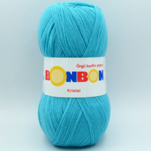 Пряжа Nako Bonbon Kristal блакитна бірюза 98238
