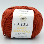 Пряжа Gazzal Baby Bamboo 95233 теракотовий