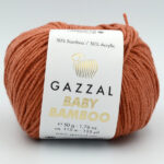 Пряжа Gazzal Baby Bamboo 95242 светло-терракотовый