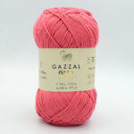 Пряжа Gazzal Giza Matte 5570 рожево-кораловий