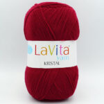 Пряжа LaVita Kristal 3019 темно-красный