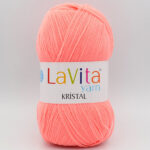 Пряжа LaVita Kristal 3407 персиковий