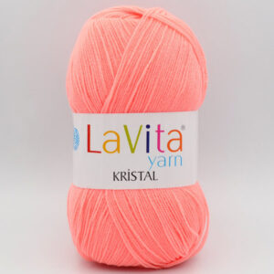 Пряжа LaVita Kristal 3407 персиковий