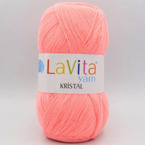 Пряжа LaVita Kristal 4143 персиковий
