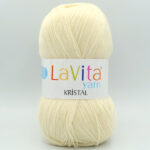 Пряжа LaVita Kristal 9503 молочний